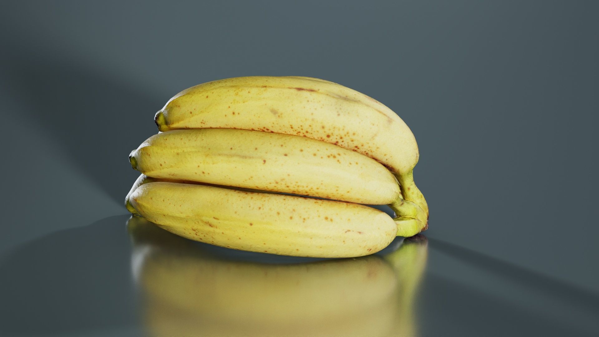 Banana Bunch Low-poly 3D model_3