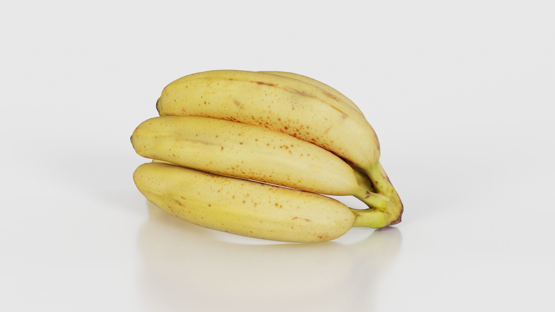 Banana Bunch Low-poly 3D model_19