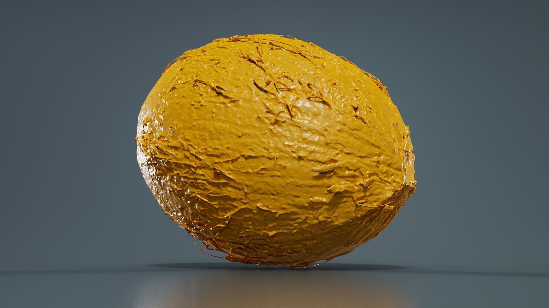 Coconut 2 Low-poly 3D model_12