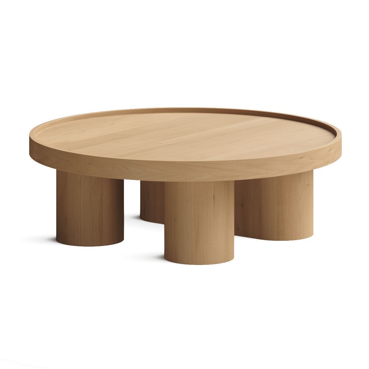 Four Hands Schwell Coffee Table 3D model_1