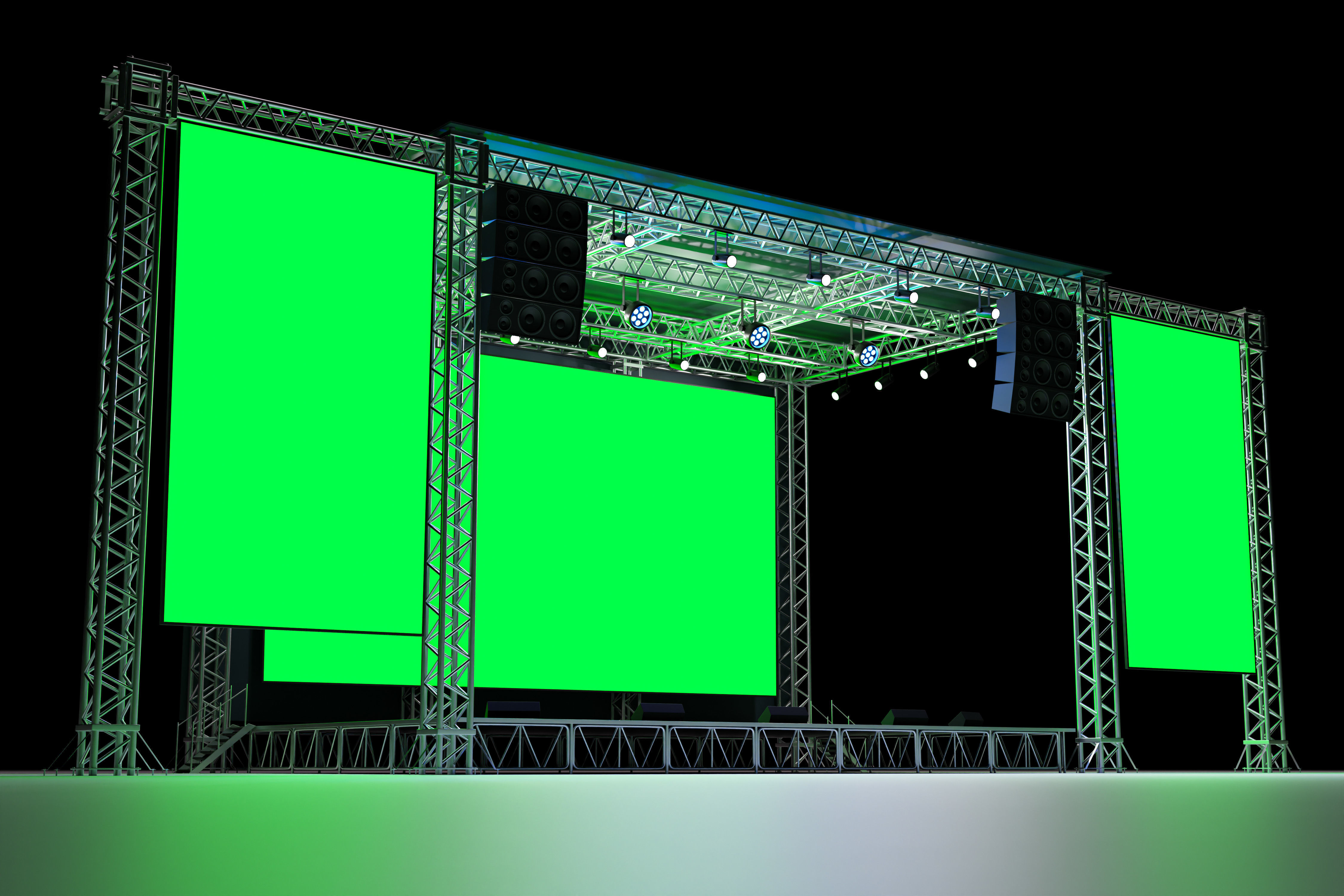Concert Stage 06 3D model_1