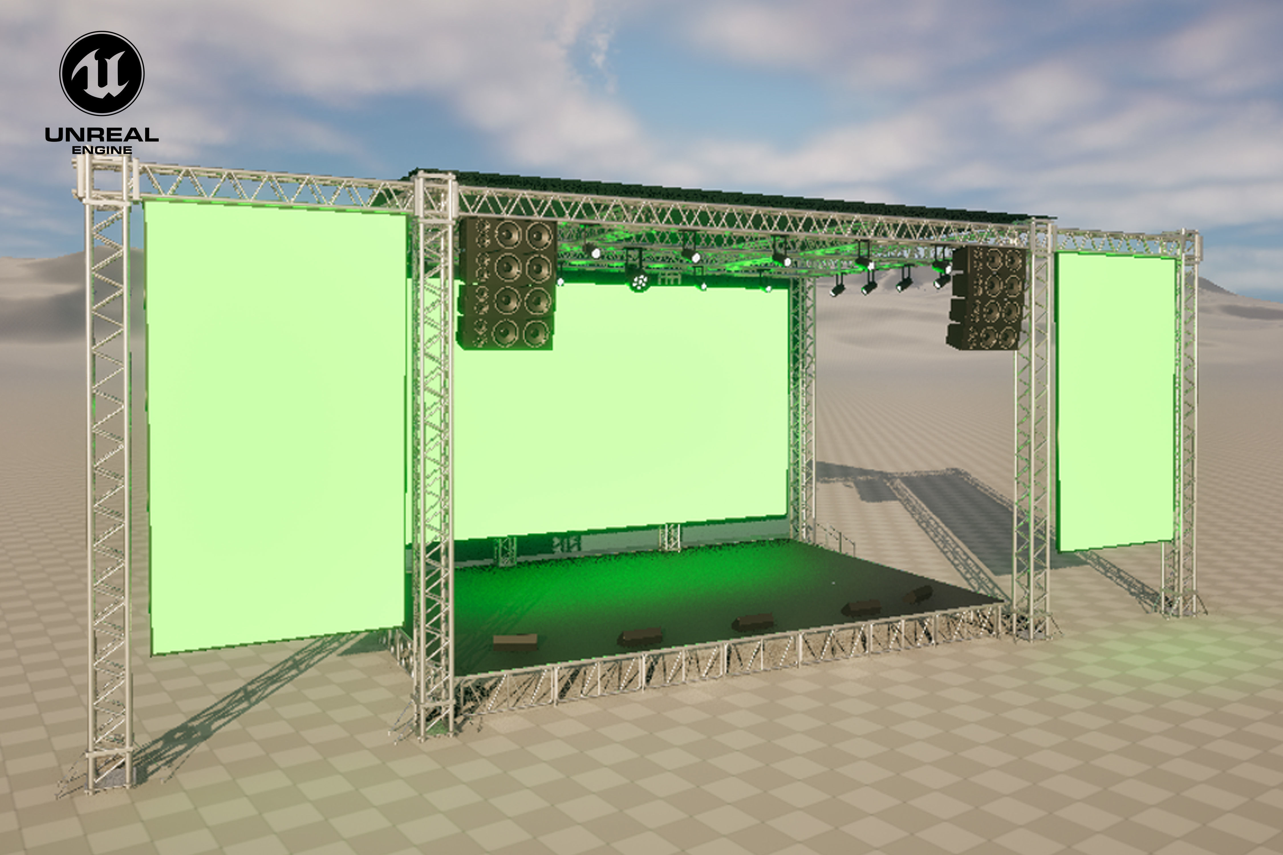 Concert Stage 06 3D model_3