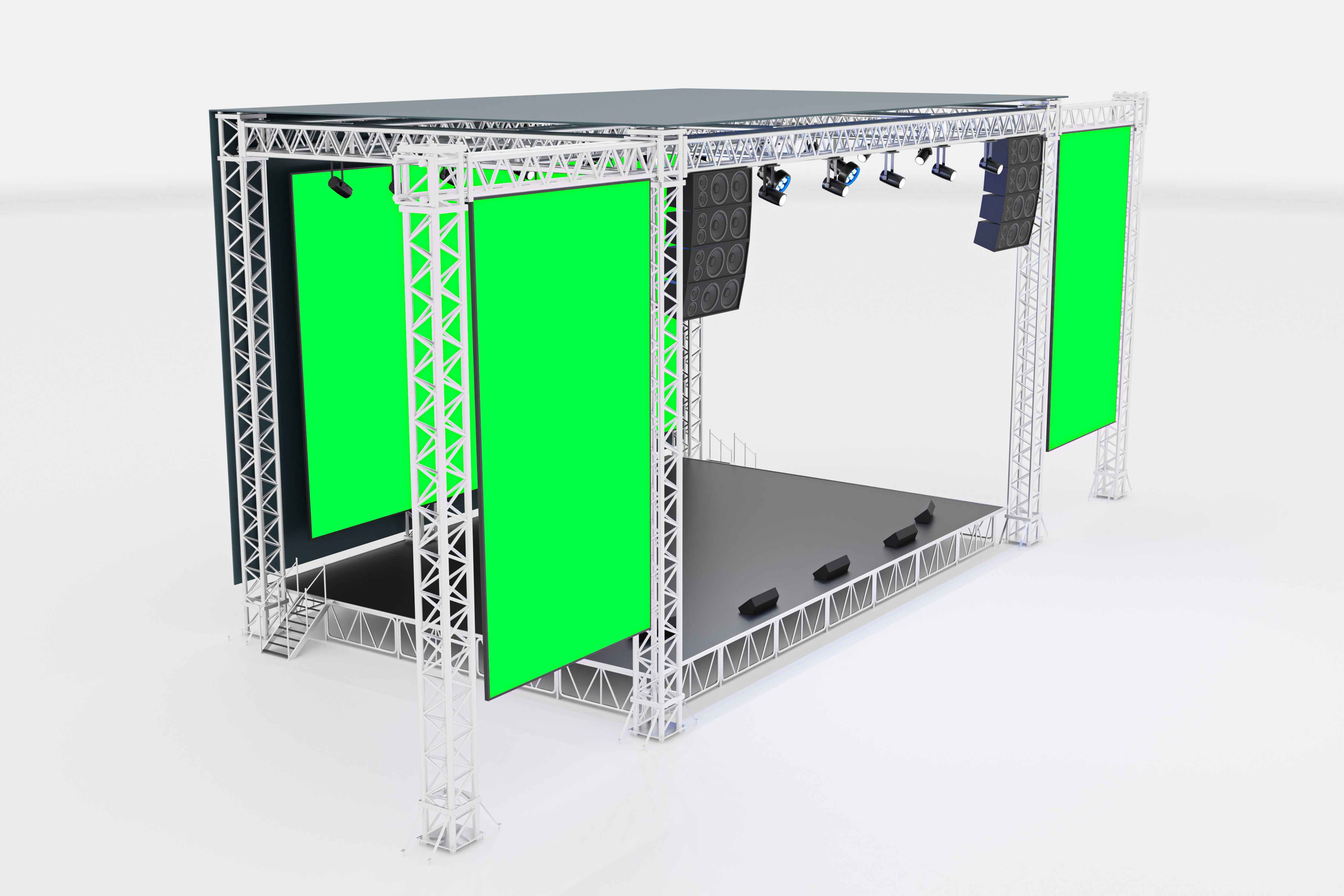 Concert Stage 06 3D model_4