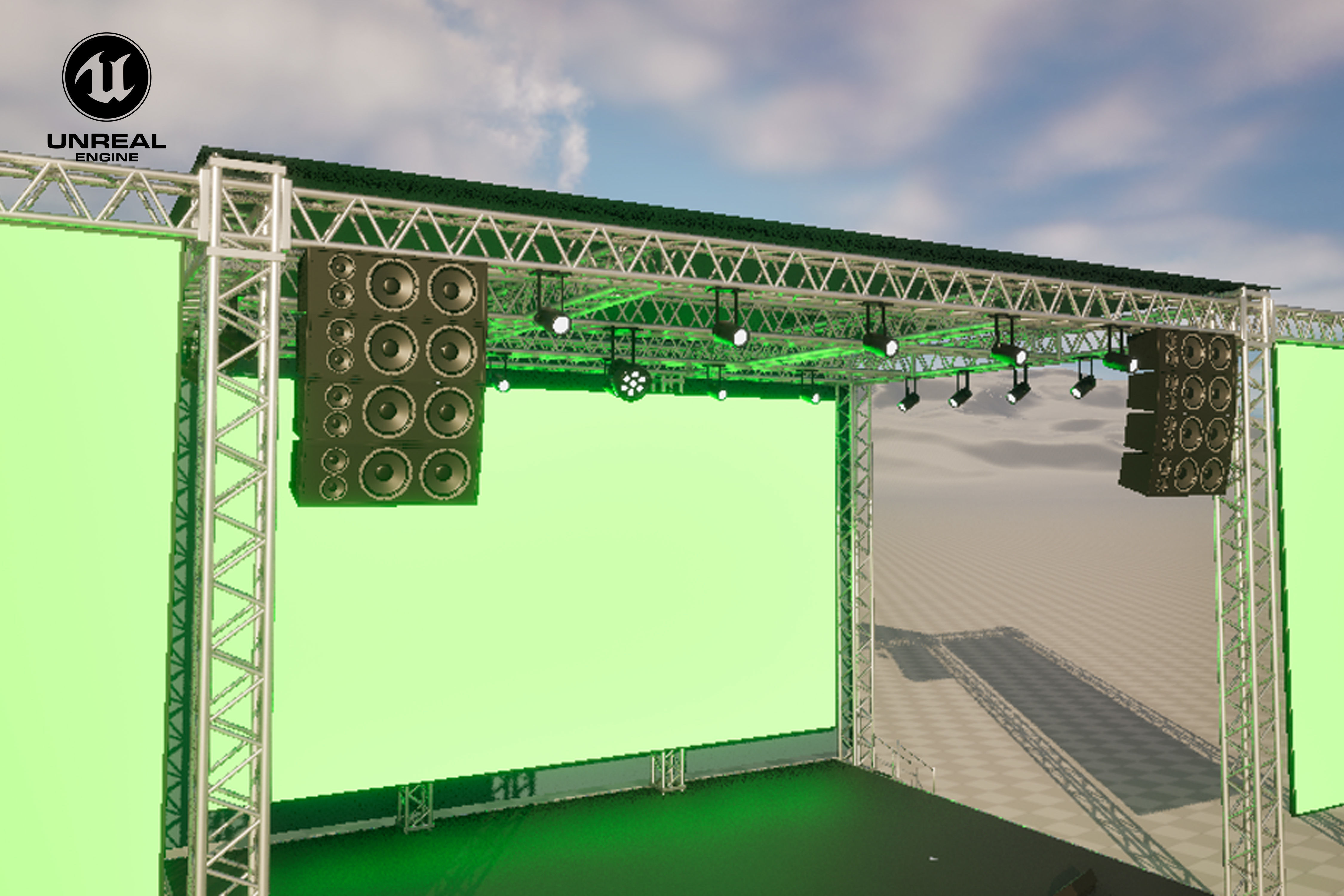 Concert Stage 06 3D model_7