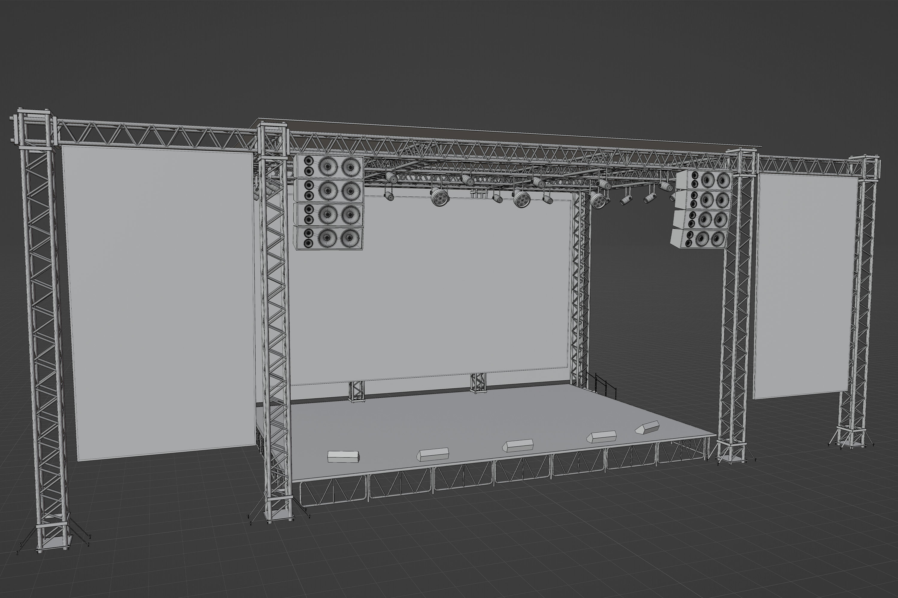 Concert Stage 06 3D model_13