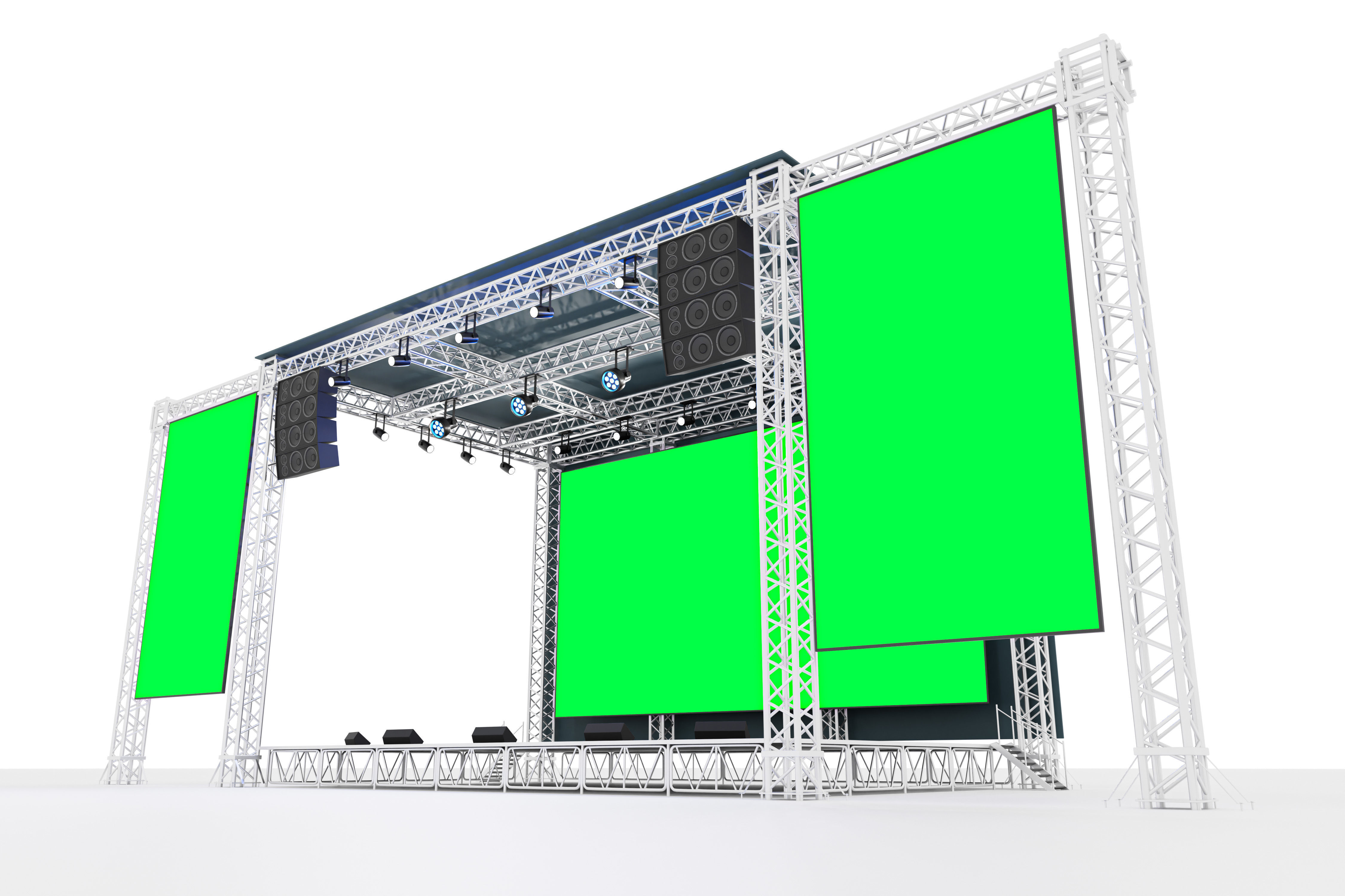 Concert Stage 06 3D model_2