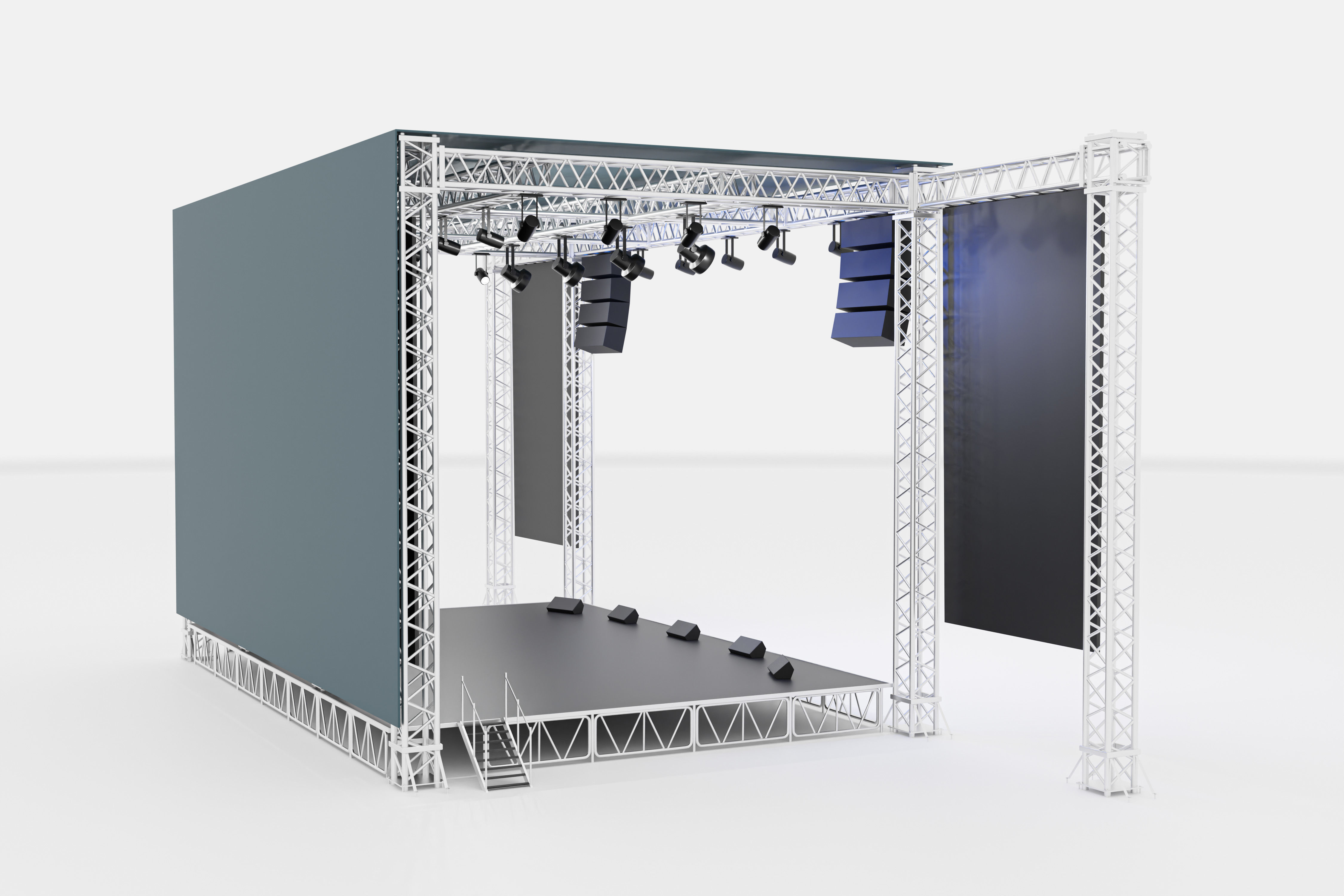 Concert Stage 06 3D model_9