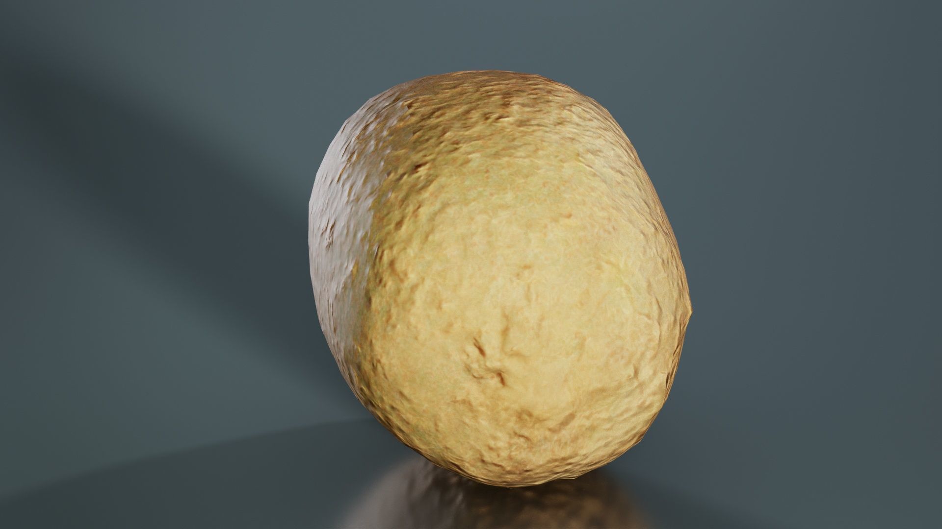 Kiwi Low-poly 3D model_1