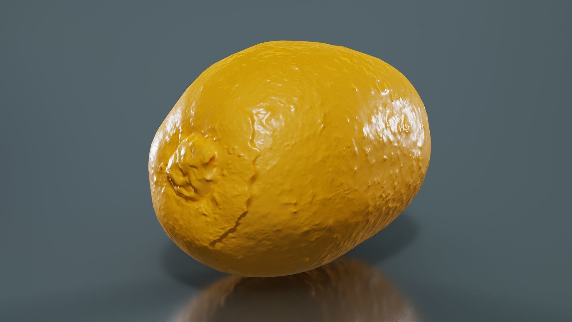 Kiwi Low-poly 3D model_12