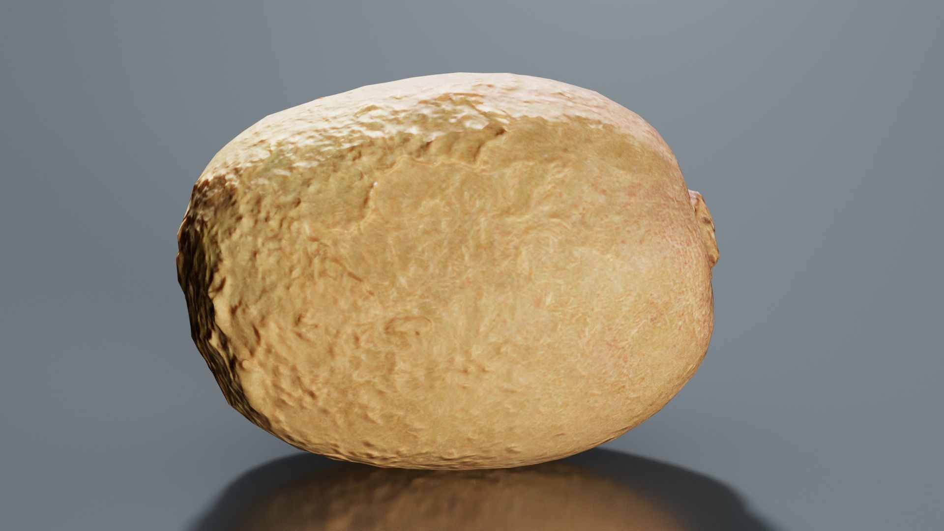 Kiwi Low-poly 3D model_2