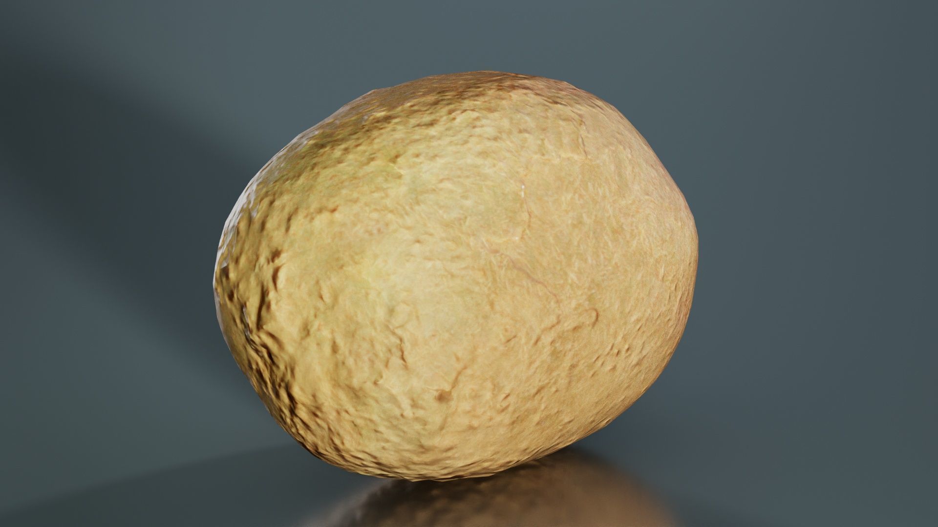 Kiwi Low-poly 3D model_4