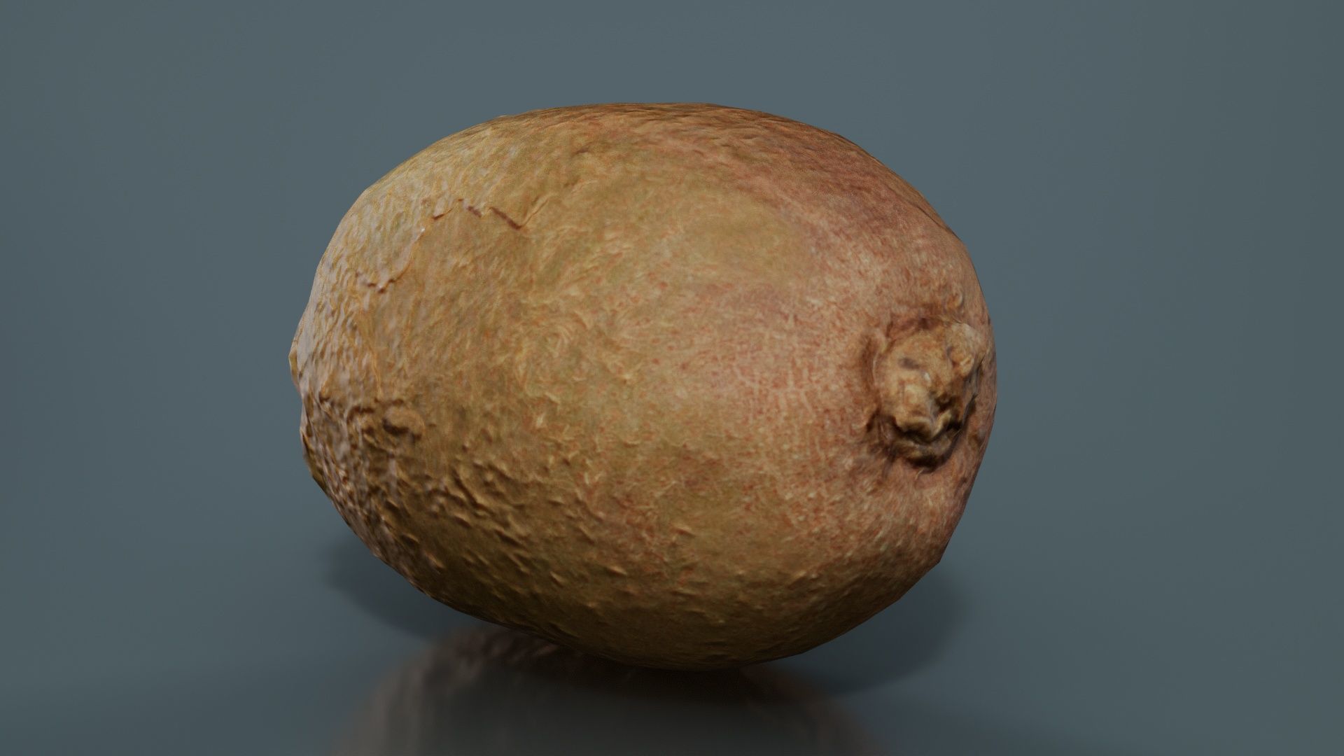 Kiwi Low-poly 3D model_7
