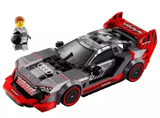 PixelBricks3D - LEGO Audi S1 e-tron quattro Race Car 
