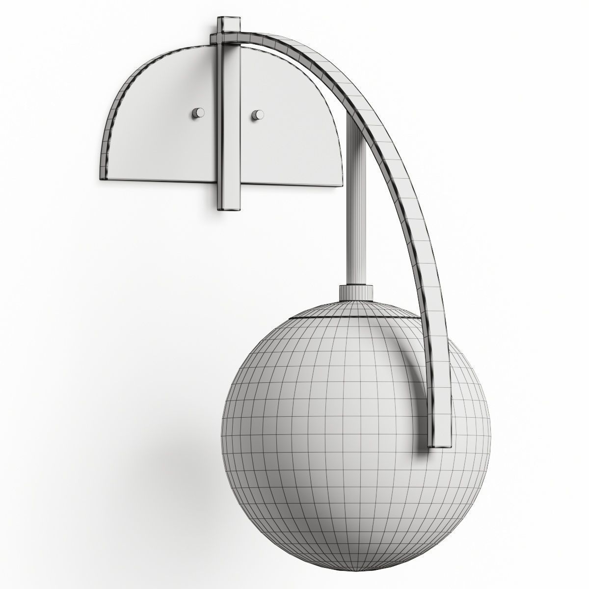 Arteriors Dipper Sconce Wall Lamp 3D model_1