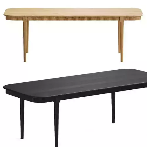 CB2 Providence Rectangular Oak Wood Dining Table