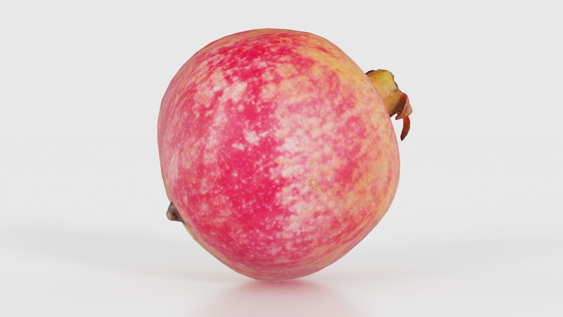 Pomegranate 2 Low-poly 3D model_22