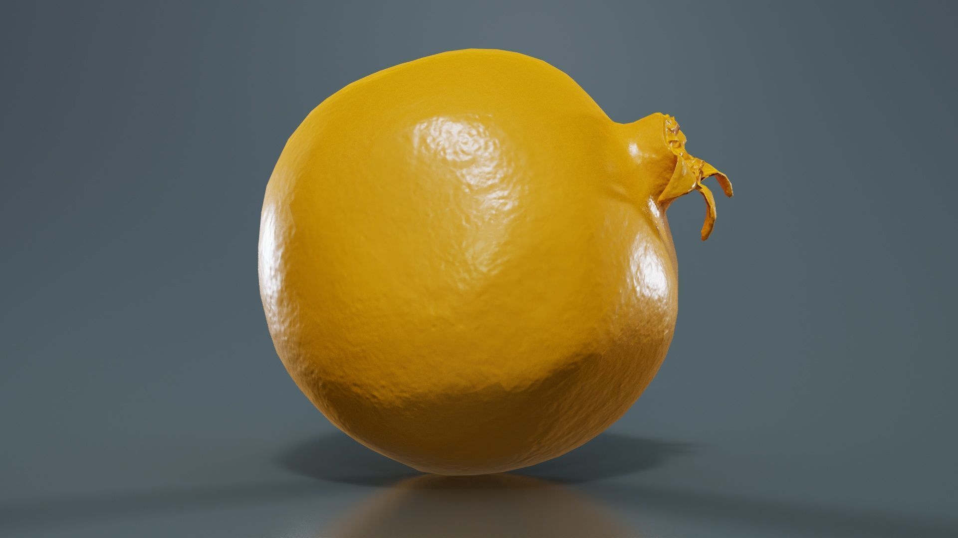 Pomegranate 2 Low-poly 3D model_13