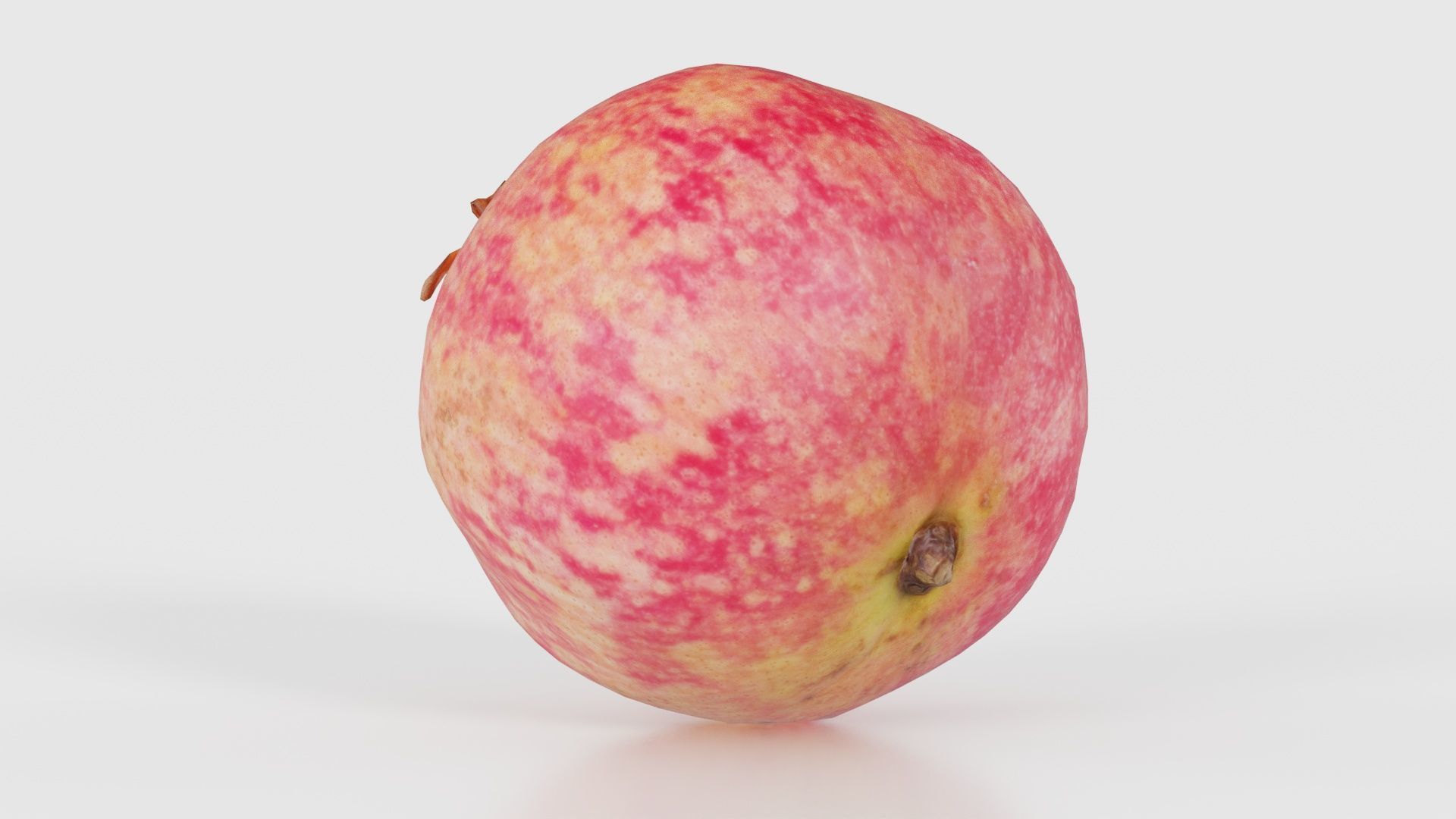 Pomegranate 2 Low-poly 3D model_26