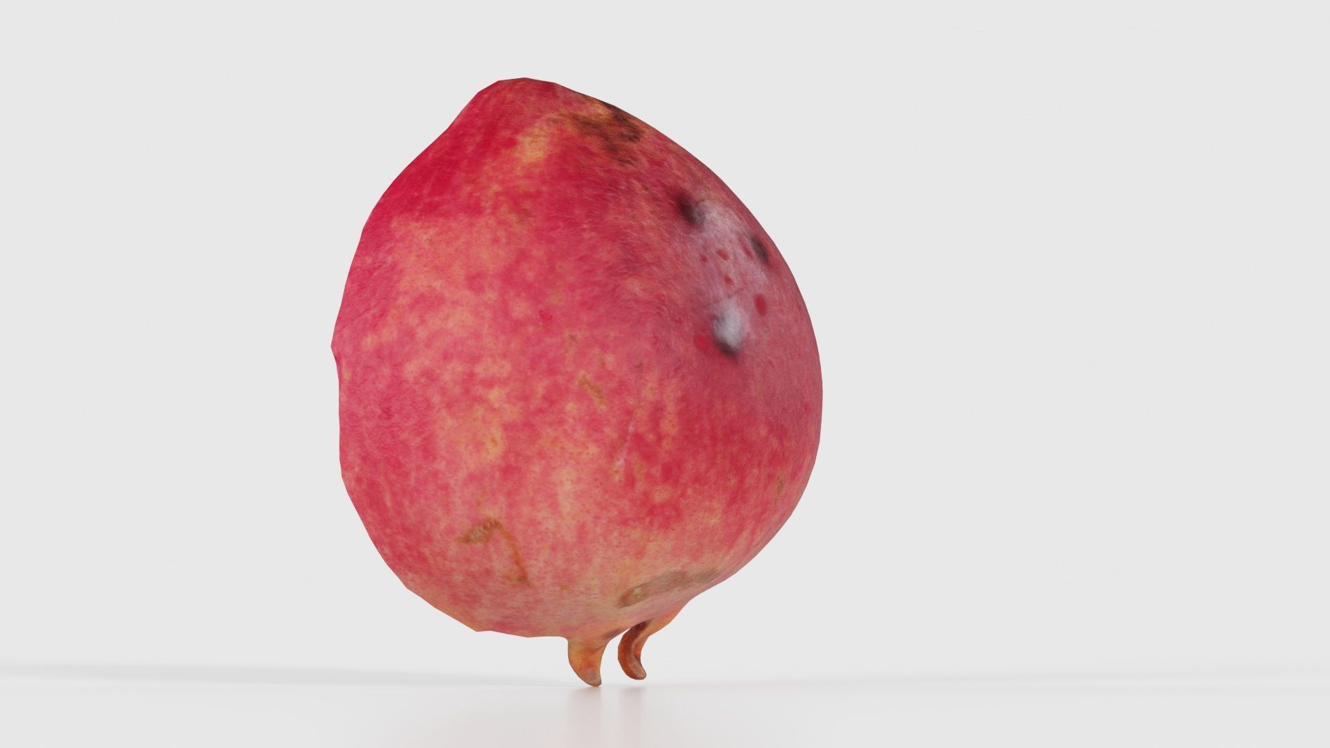 Pomegranate Half 2 Low-poly 3D model_23