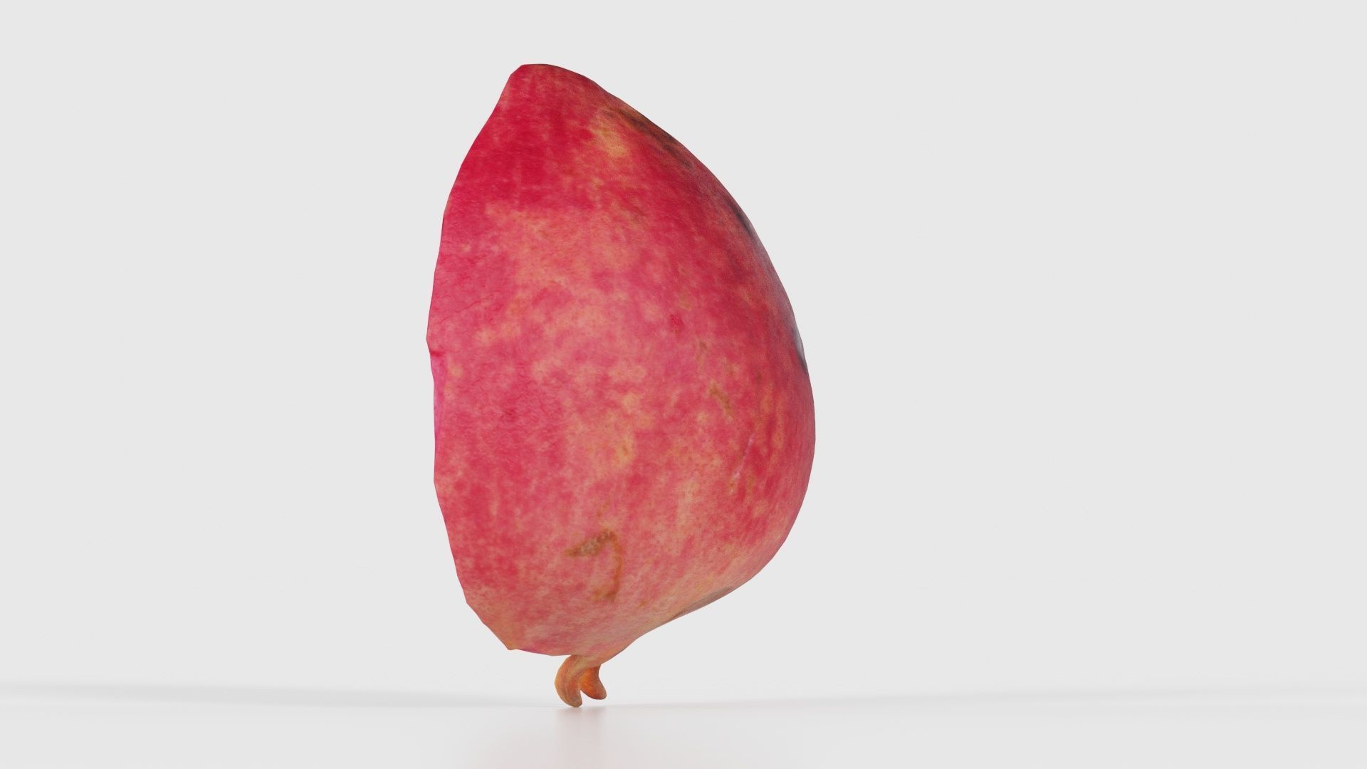 Pomegranate Half 2 Low-poly 3D model_24