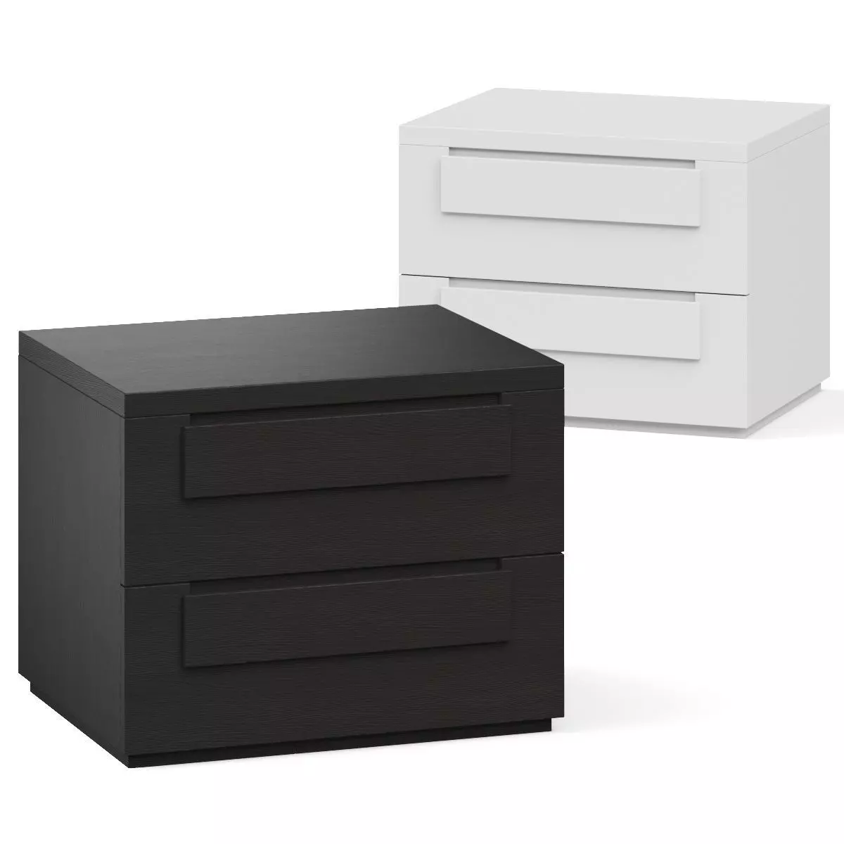 Meridiani Note Nightstand Bedside Table 3D model_0