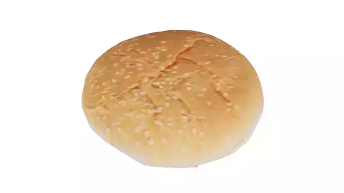 Bun Top Low-poly 3D model