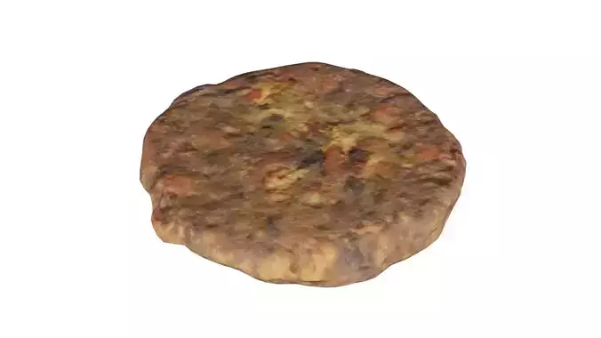 Herb Burger Low-poly 3D model