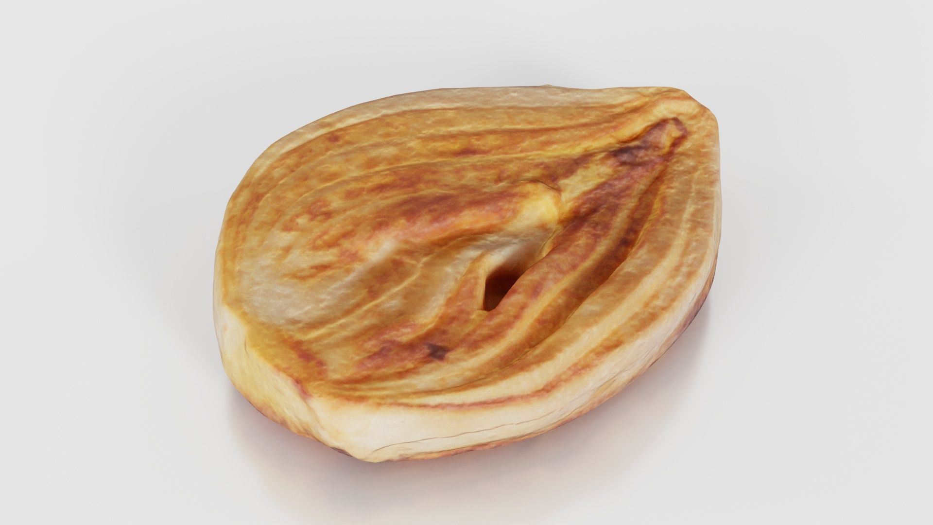 Onion Slice Baked Low-poly 3D model_15