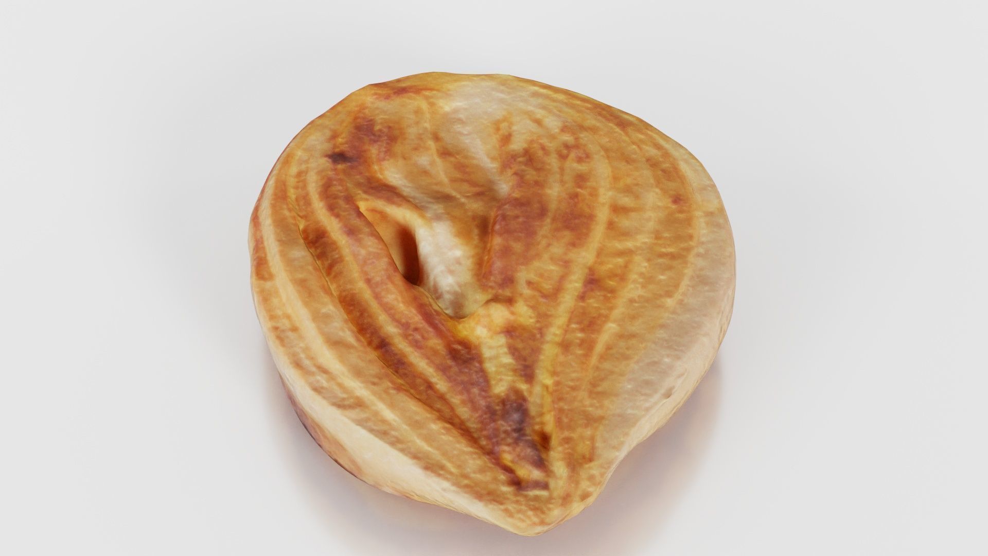 Onion Slice Baked Low-poly 3D model_23