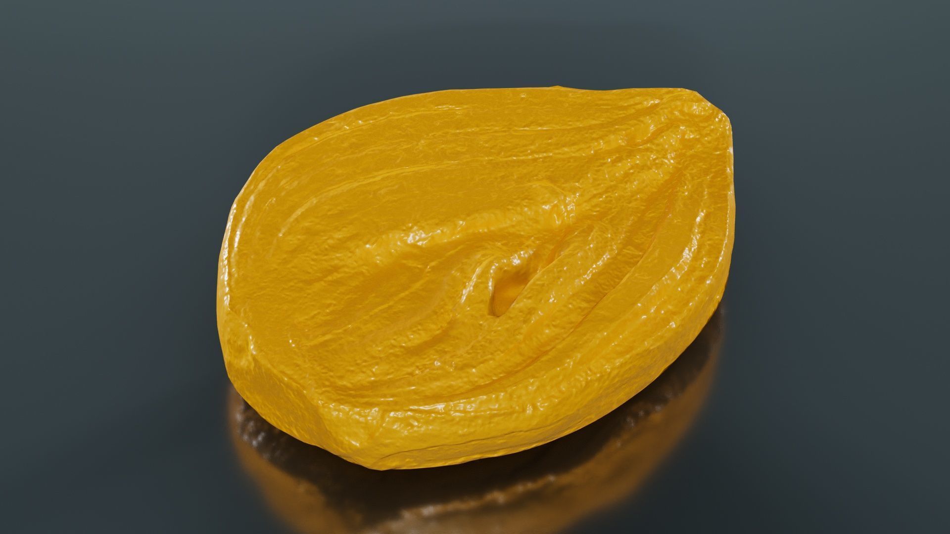 Onion Slice Baked Low-poly 3D model_12