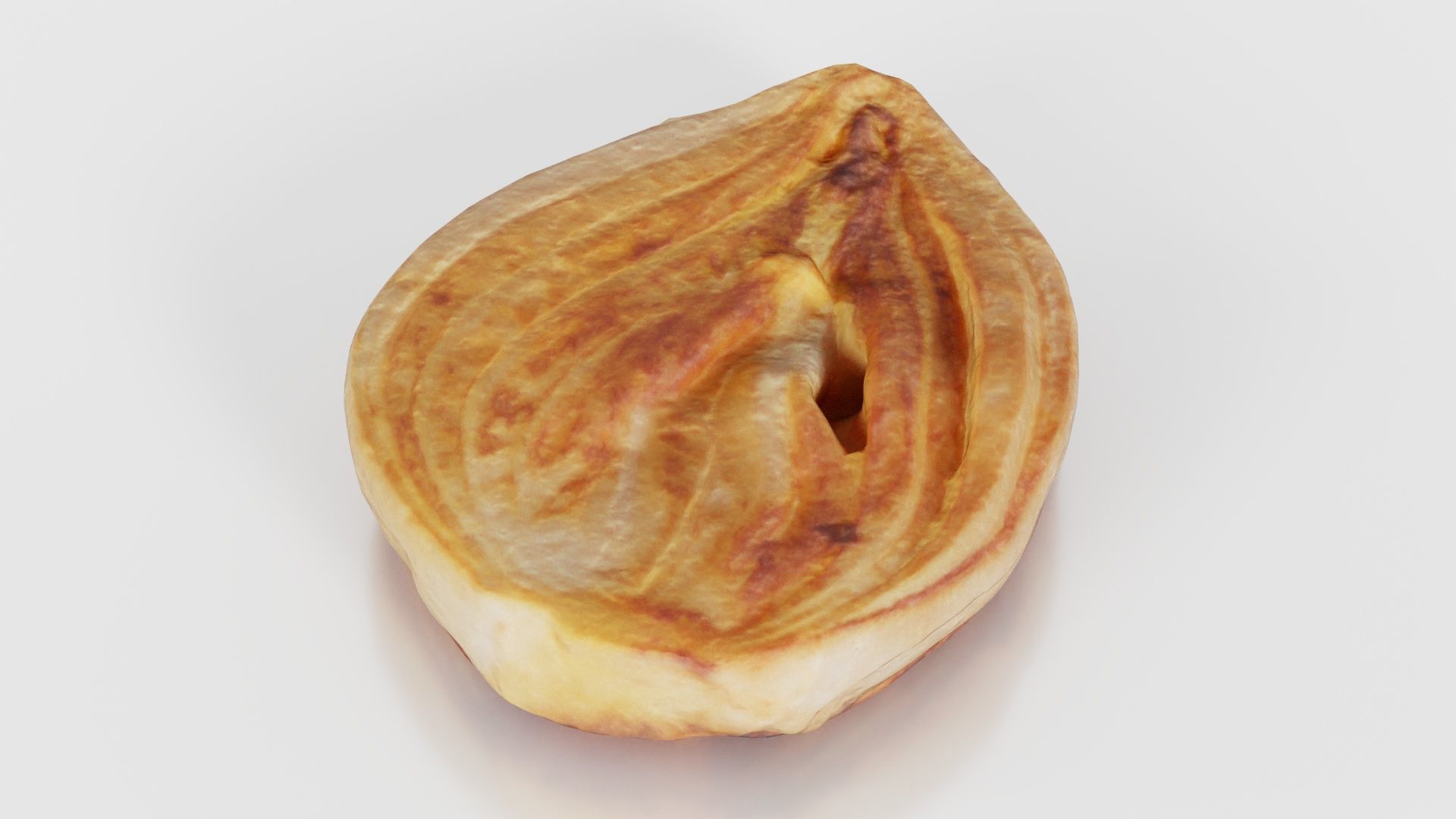 Onion Slice Baked Low-poly 3D model_16