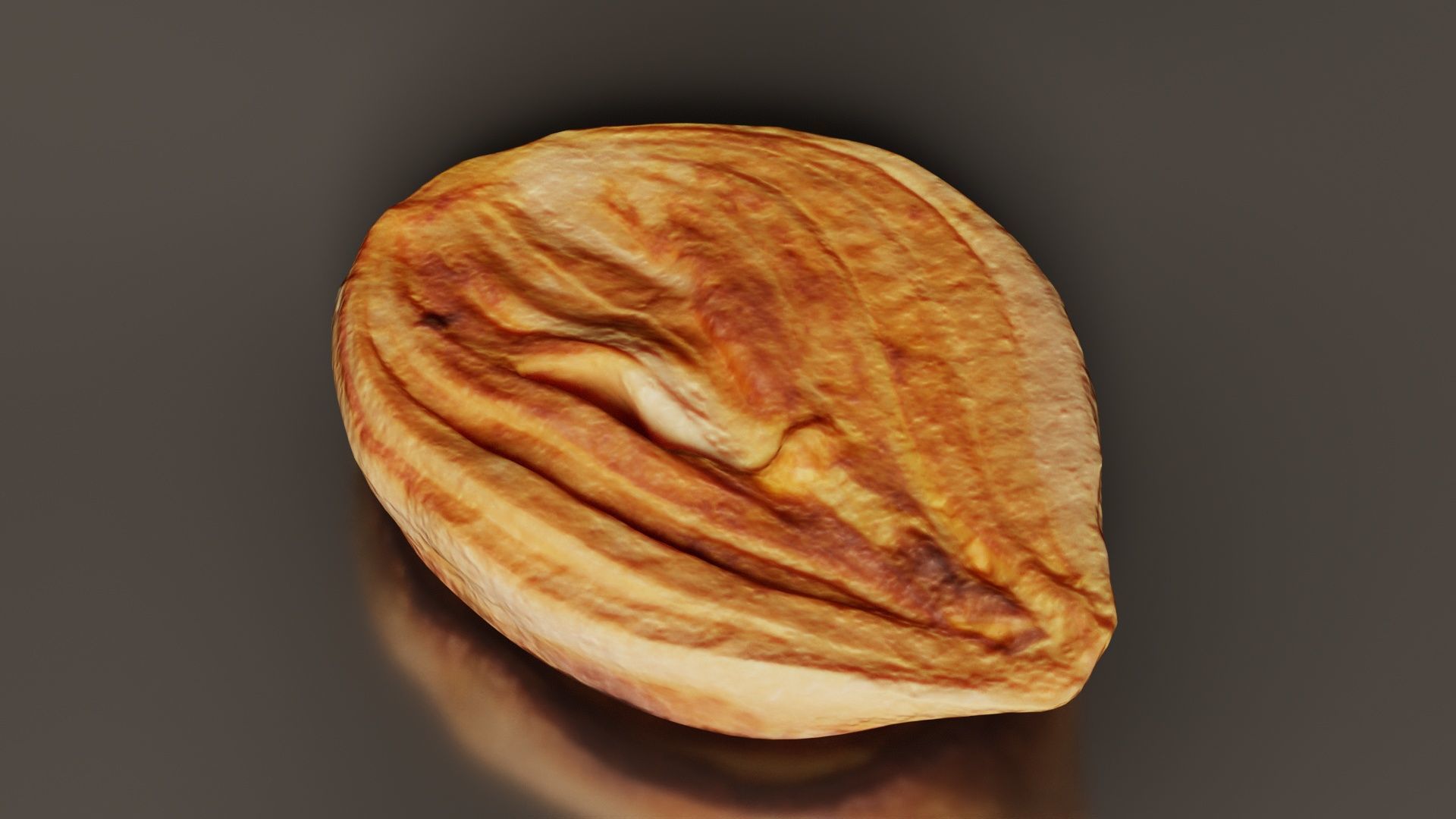 Onion Slice Baked Low-poly 3D model_6