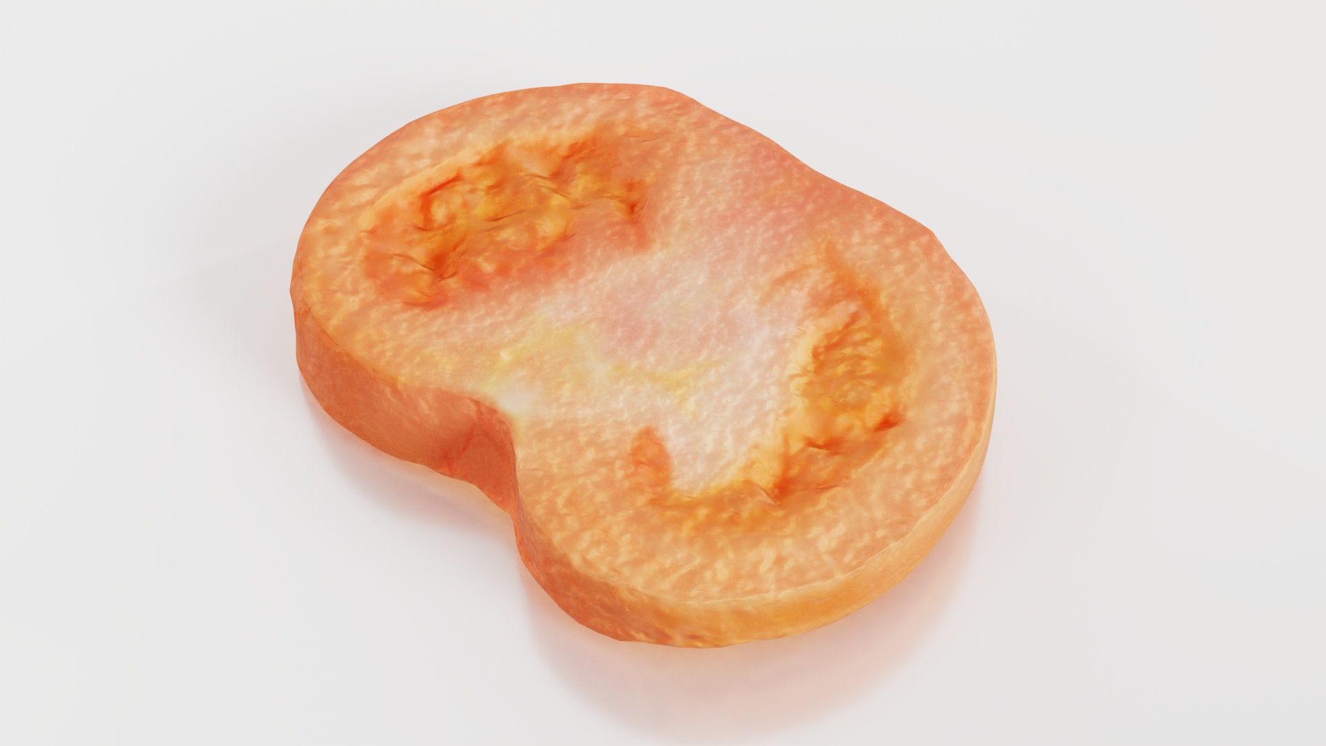 Tomato Slice 1 Low-poly 3D model_8