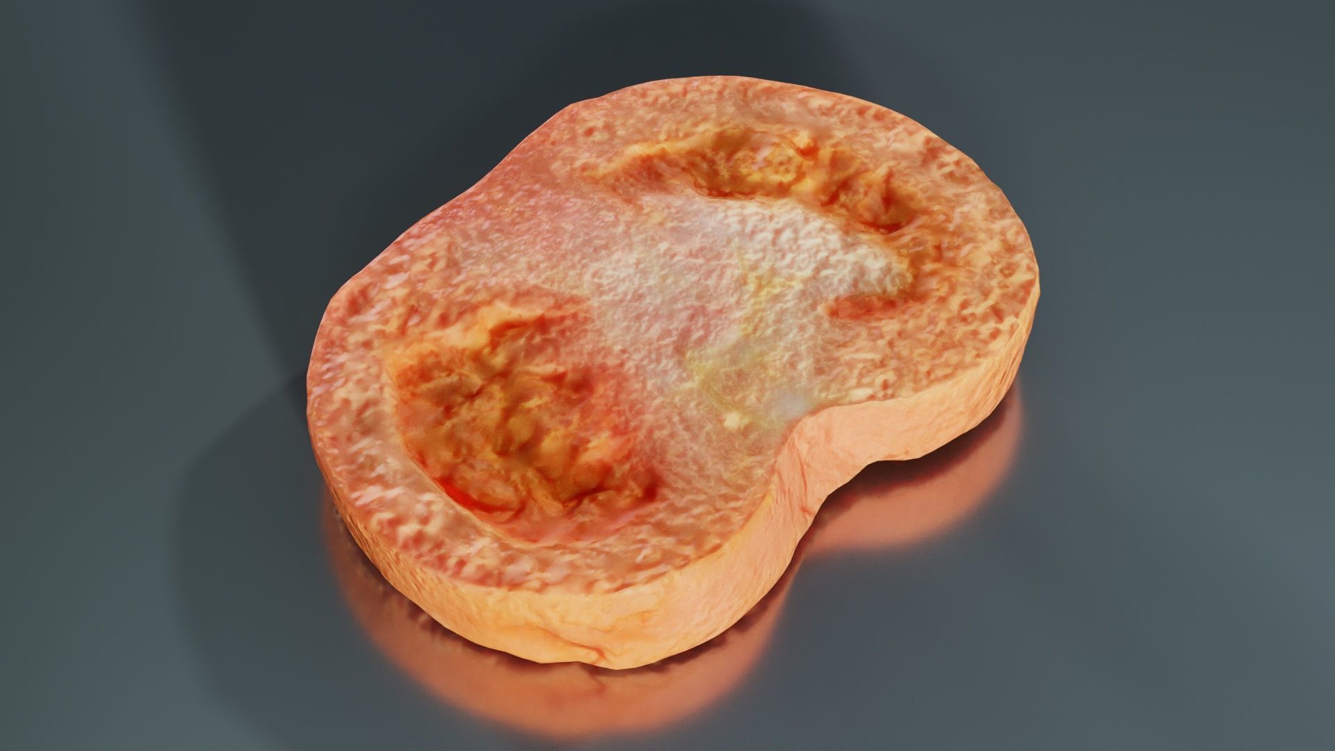 Tomato Slice 1 Low-poly 3D model_3
