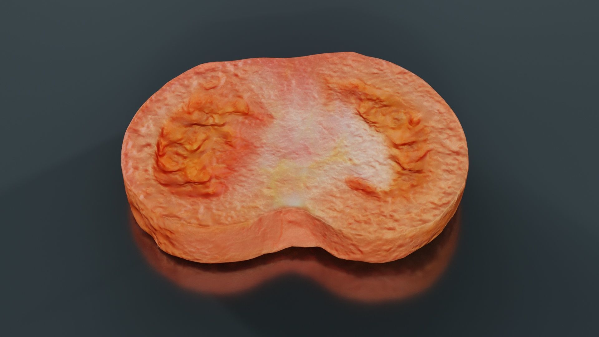 Tomato Slice 1 Low-poly 3D model_6