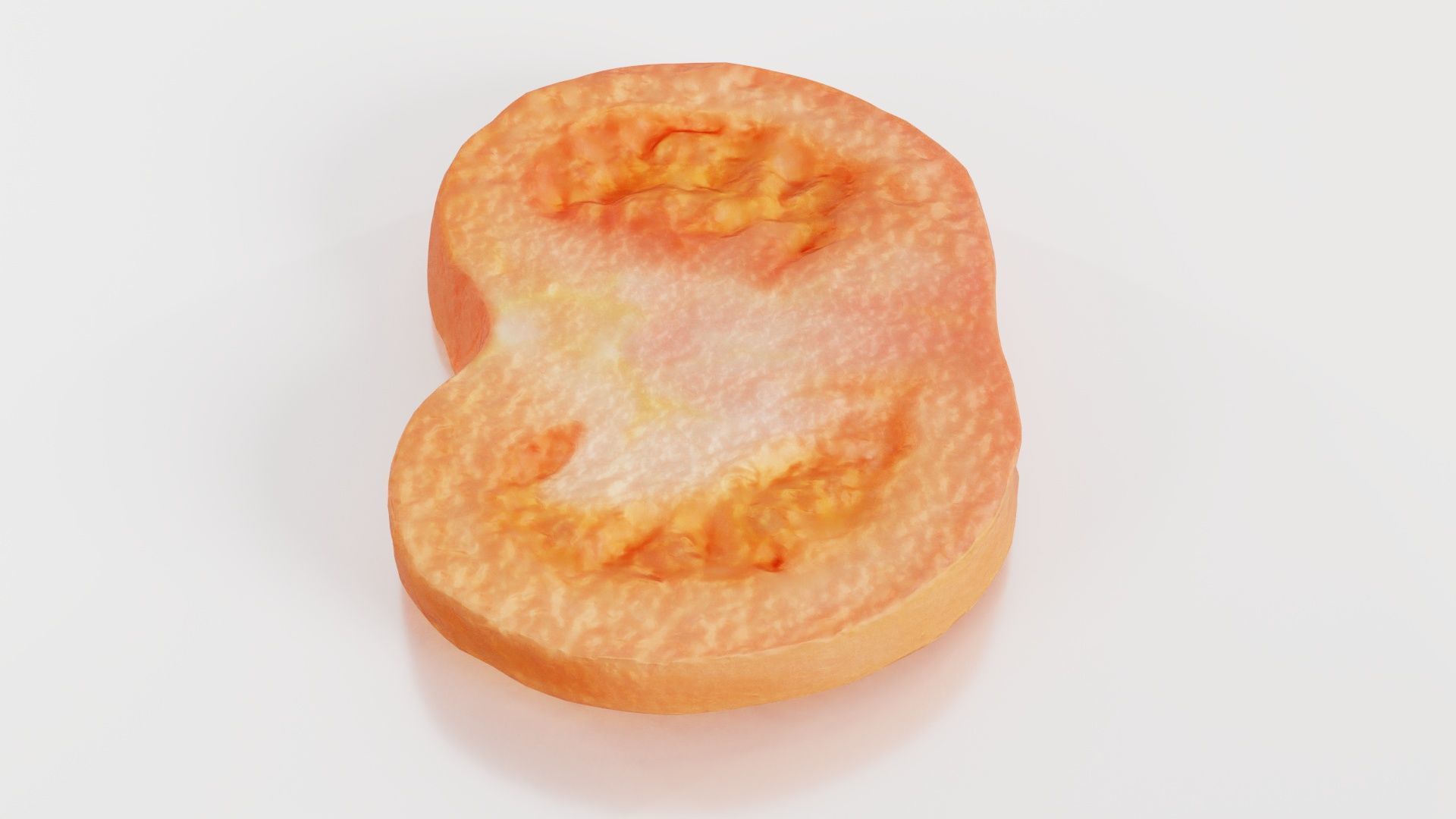 Tomato Slice 1 Low-poly 3D model_4
