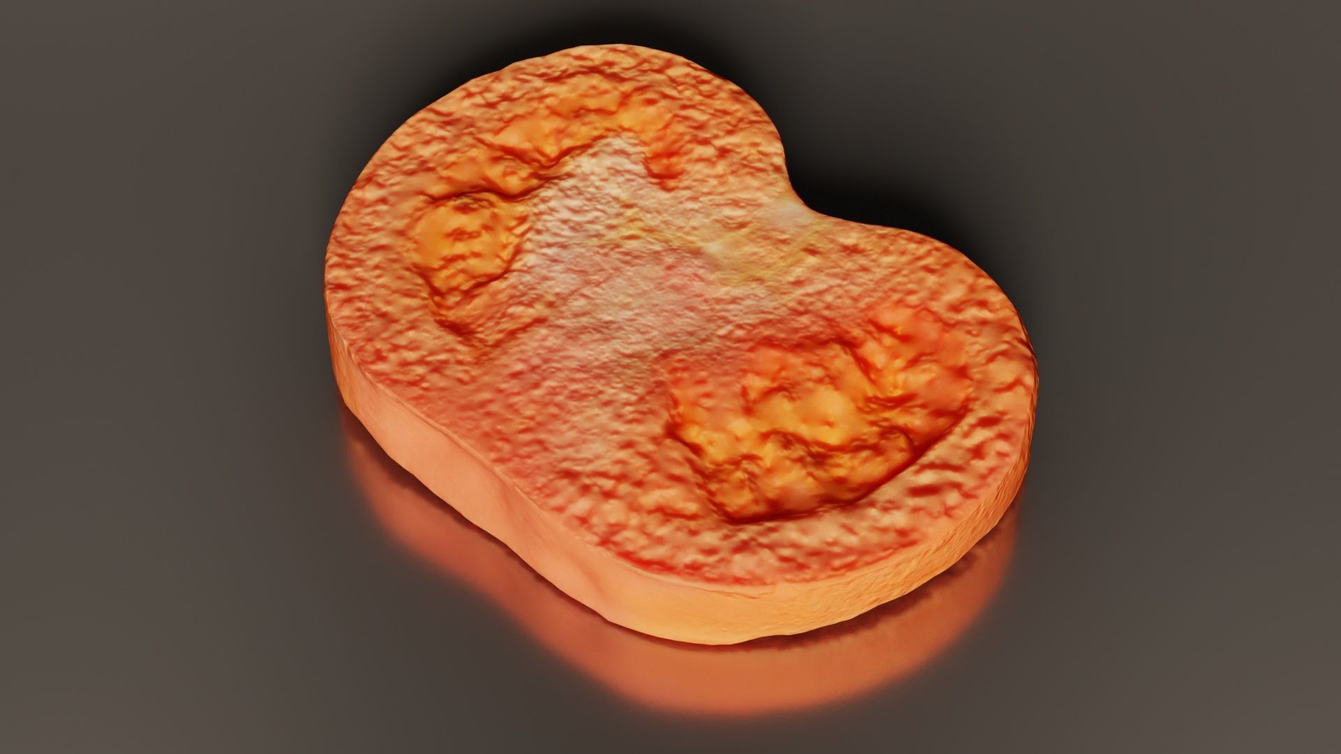 Tomato Slice 1 Low-poly 3D model_7