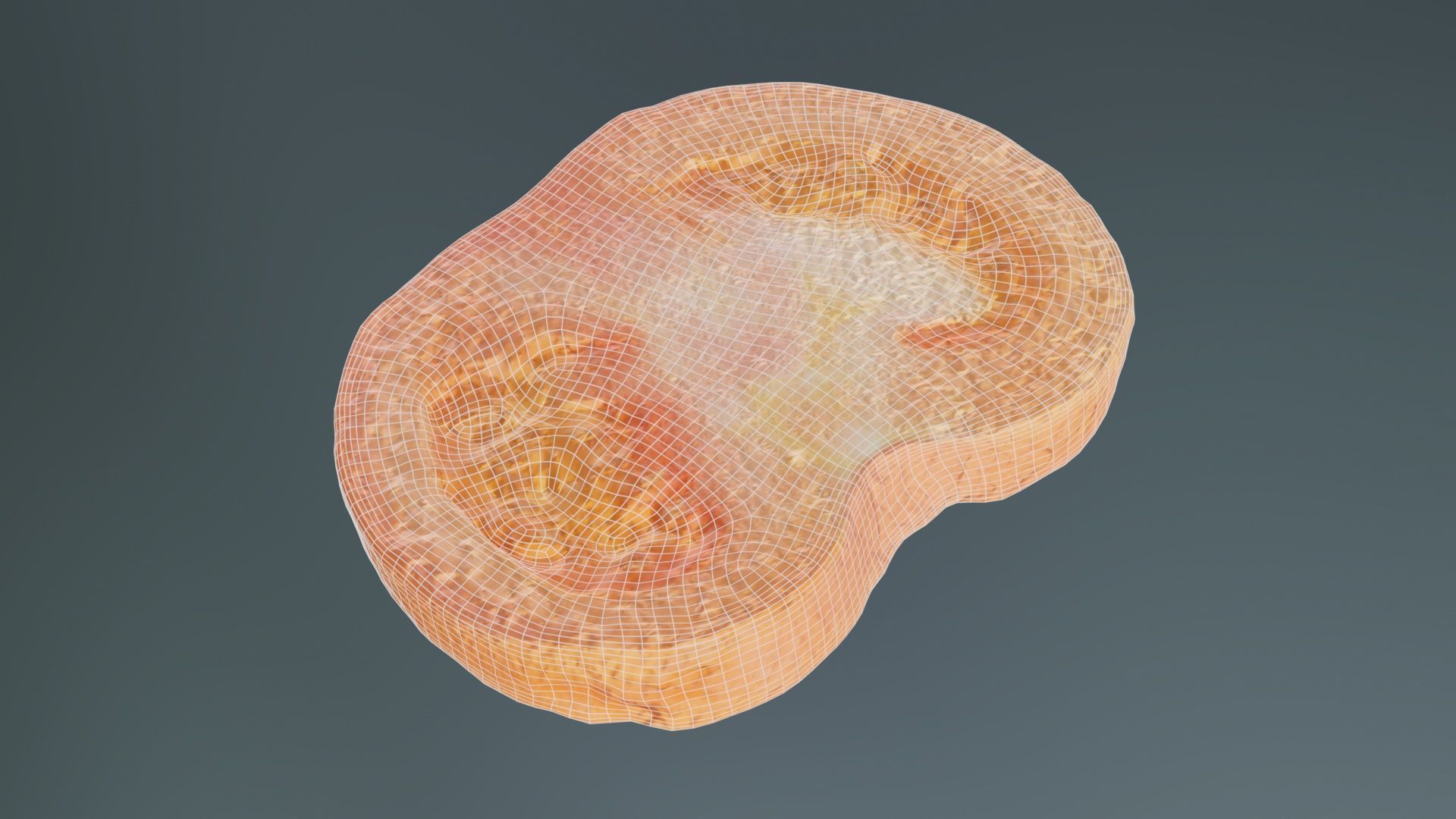 Tomato Slice 1 Low-poly 3D model_9