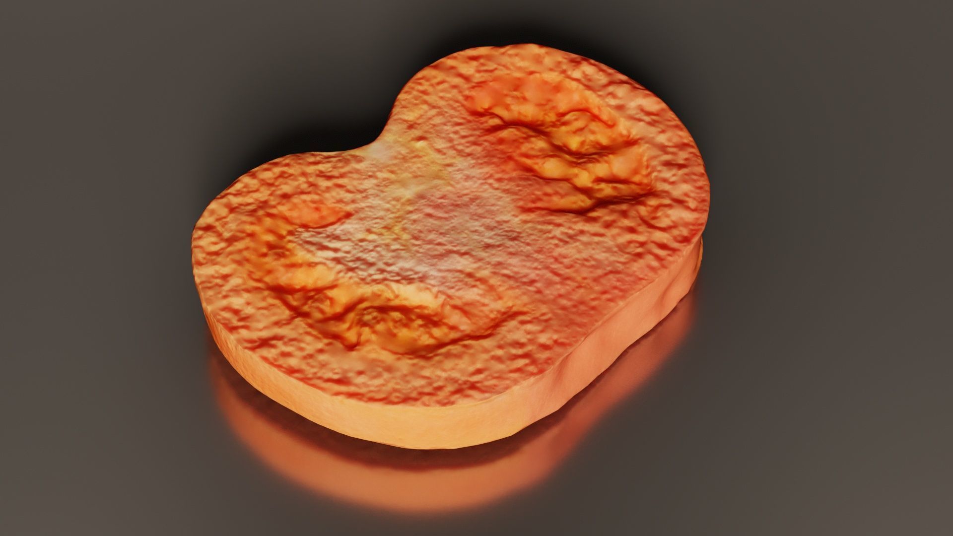 Tomato Slice 1 Low-poly 3D model_1