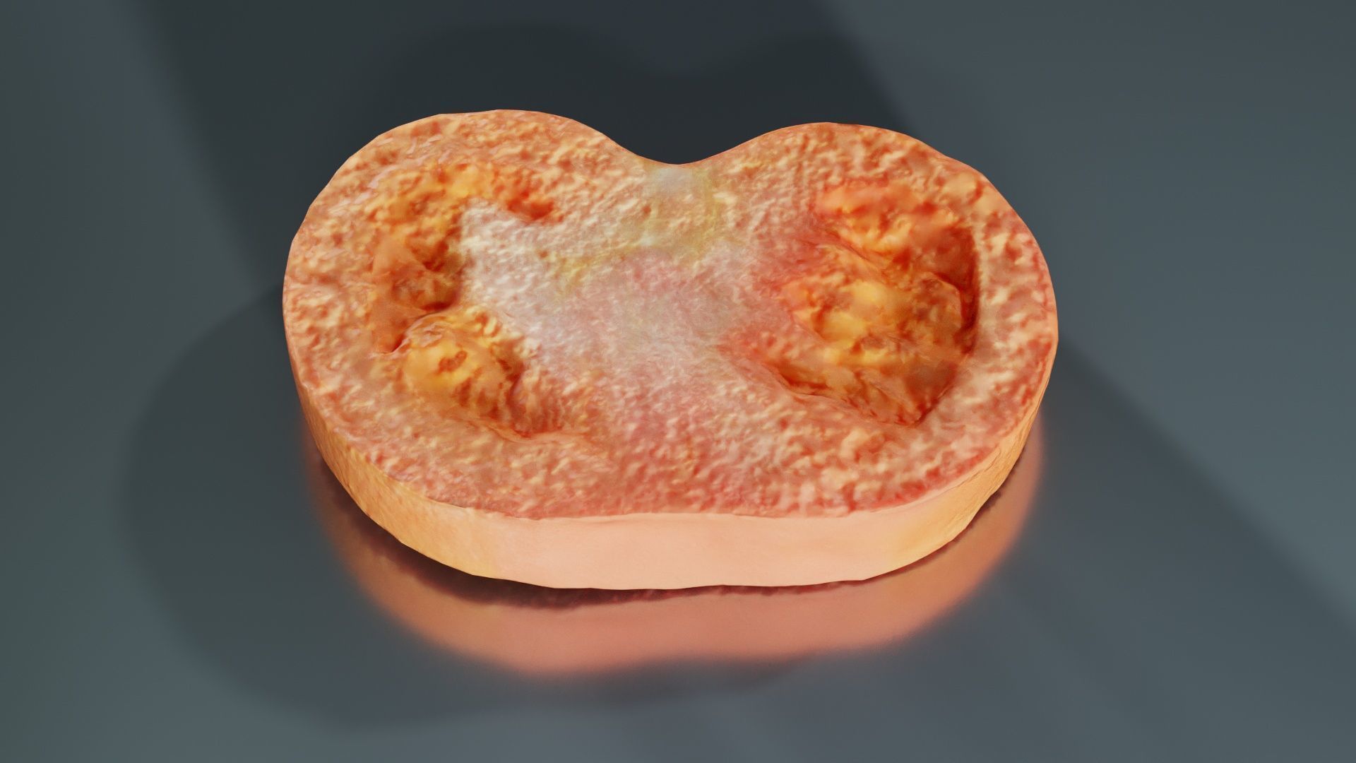 Tomato Slice 1 Low-poly 3D model_5