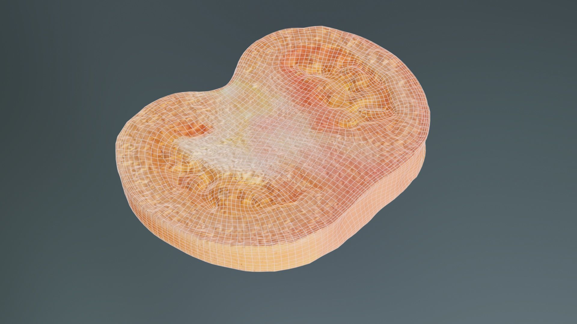 Tomato Slice 1 Low-poly 3D model_10