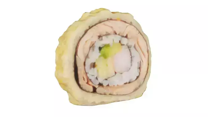 Sushi 01 Low-poly 3D model