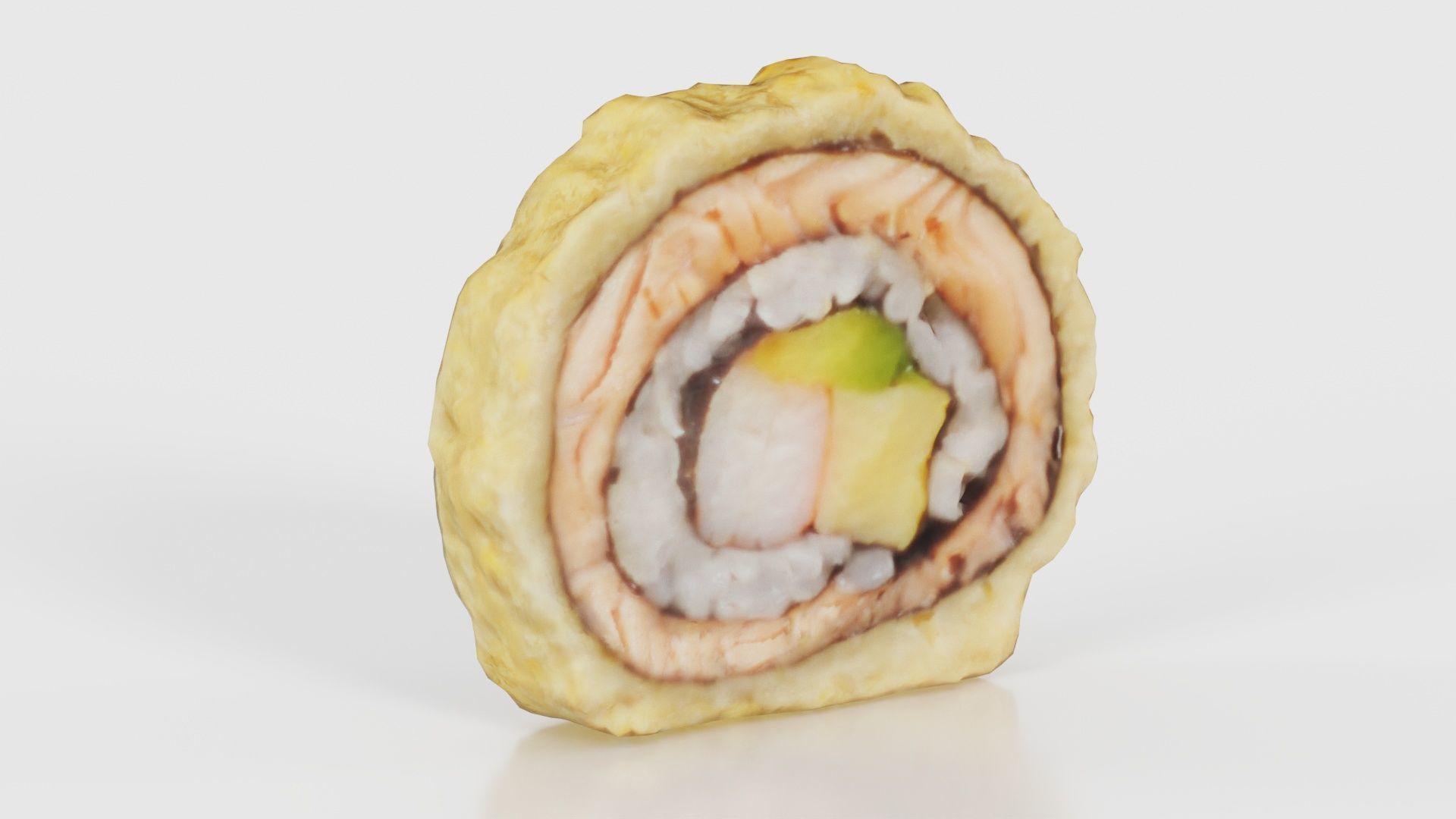 Sushi 01 Low-poly 3D model_21