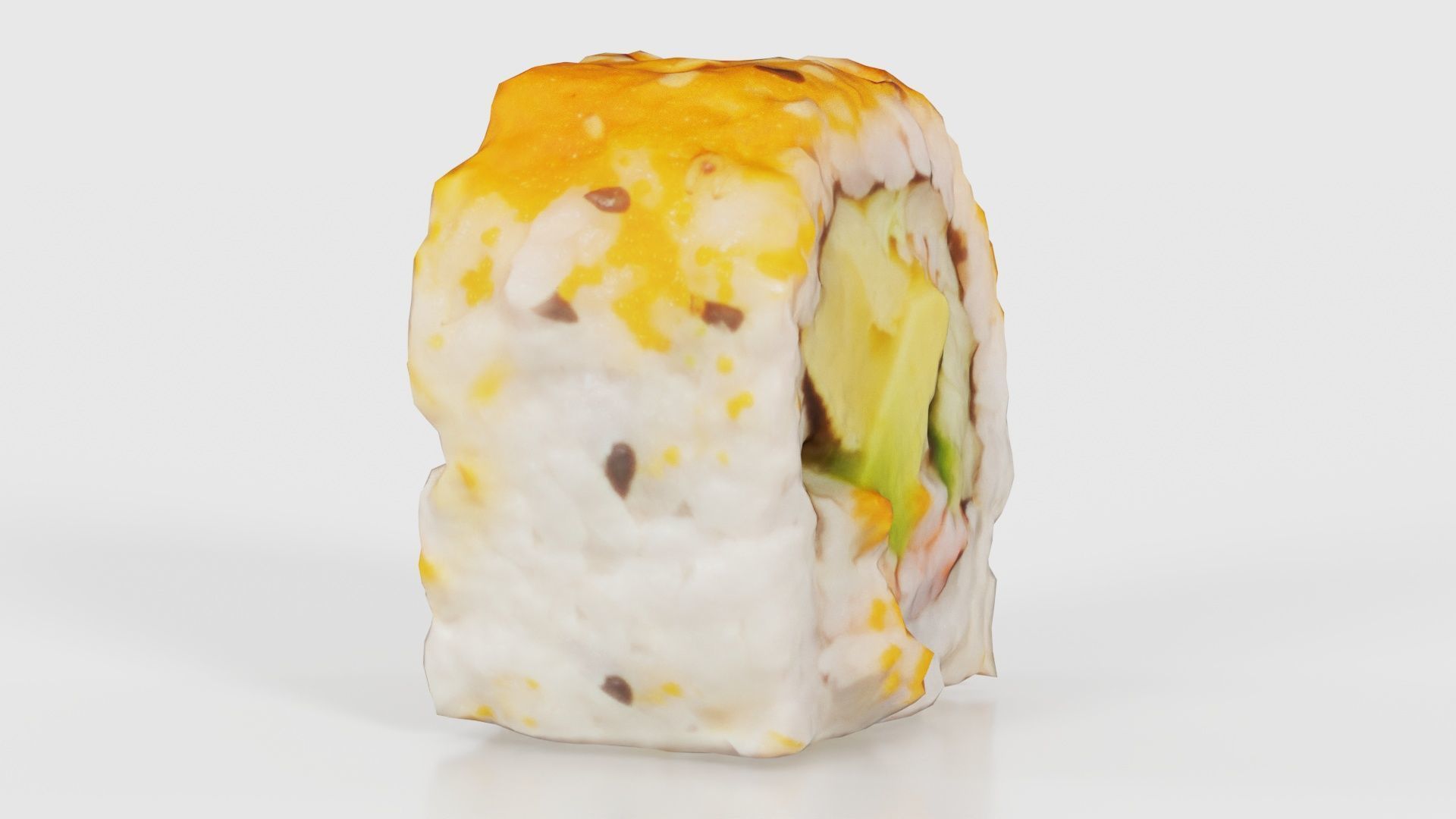 Sushi 02 Low-poly 3D model_16