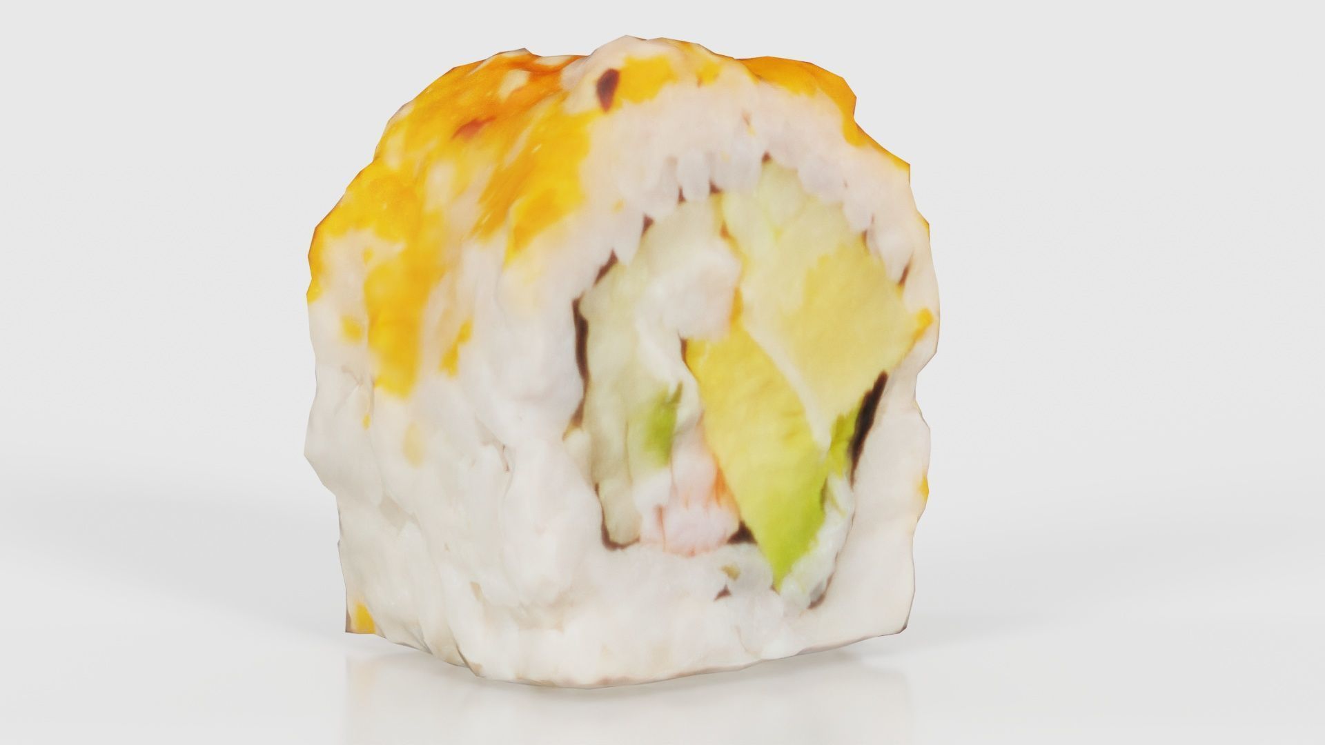 Sushi 02 Low-poly 3D model_21