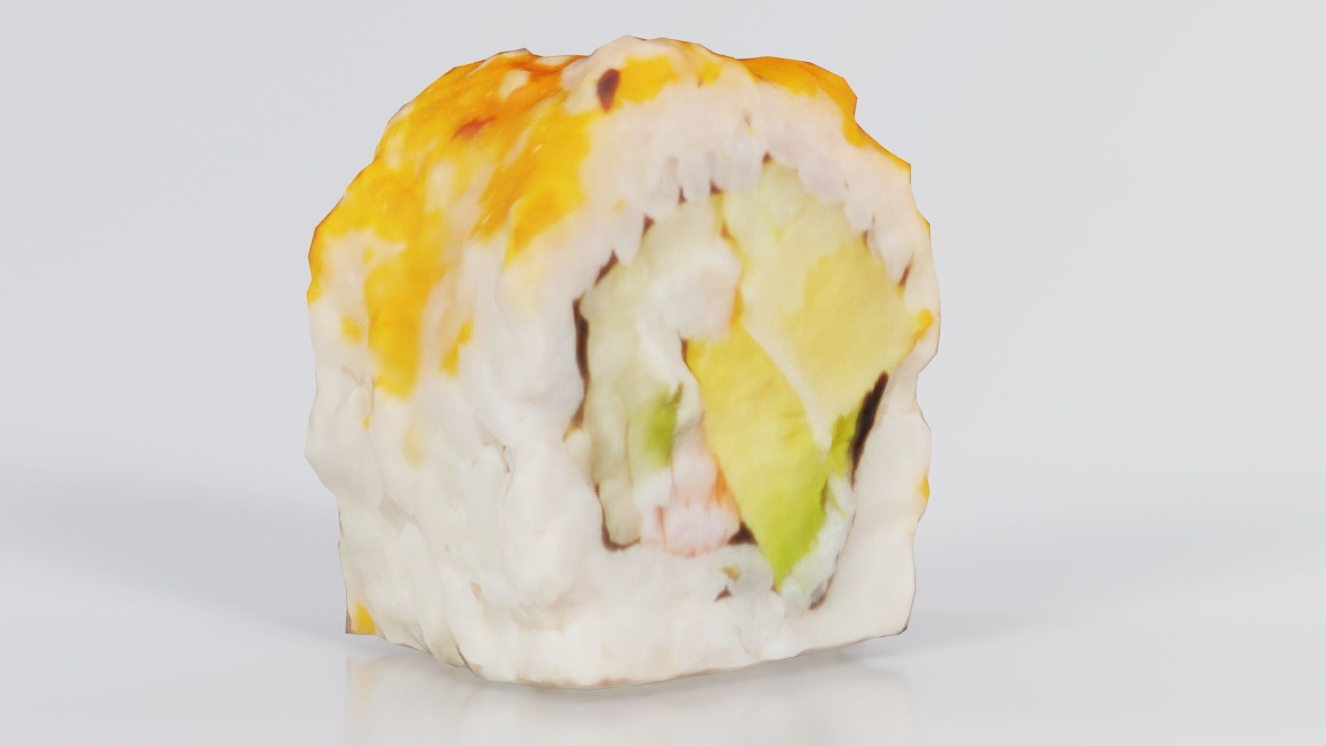 Sushi 02 Low-poly 3D model_1