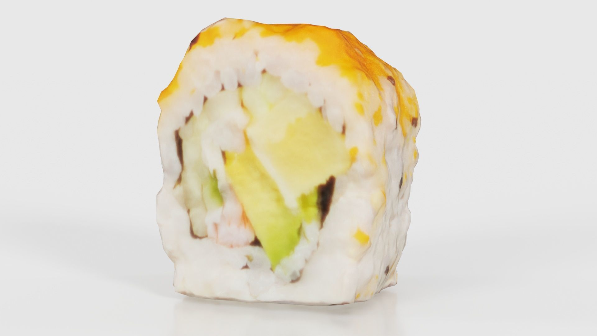 Sushi 02 Low-poly 3D model_19