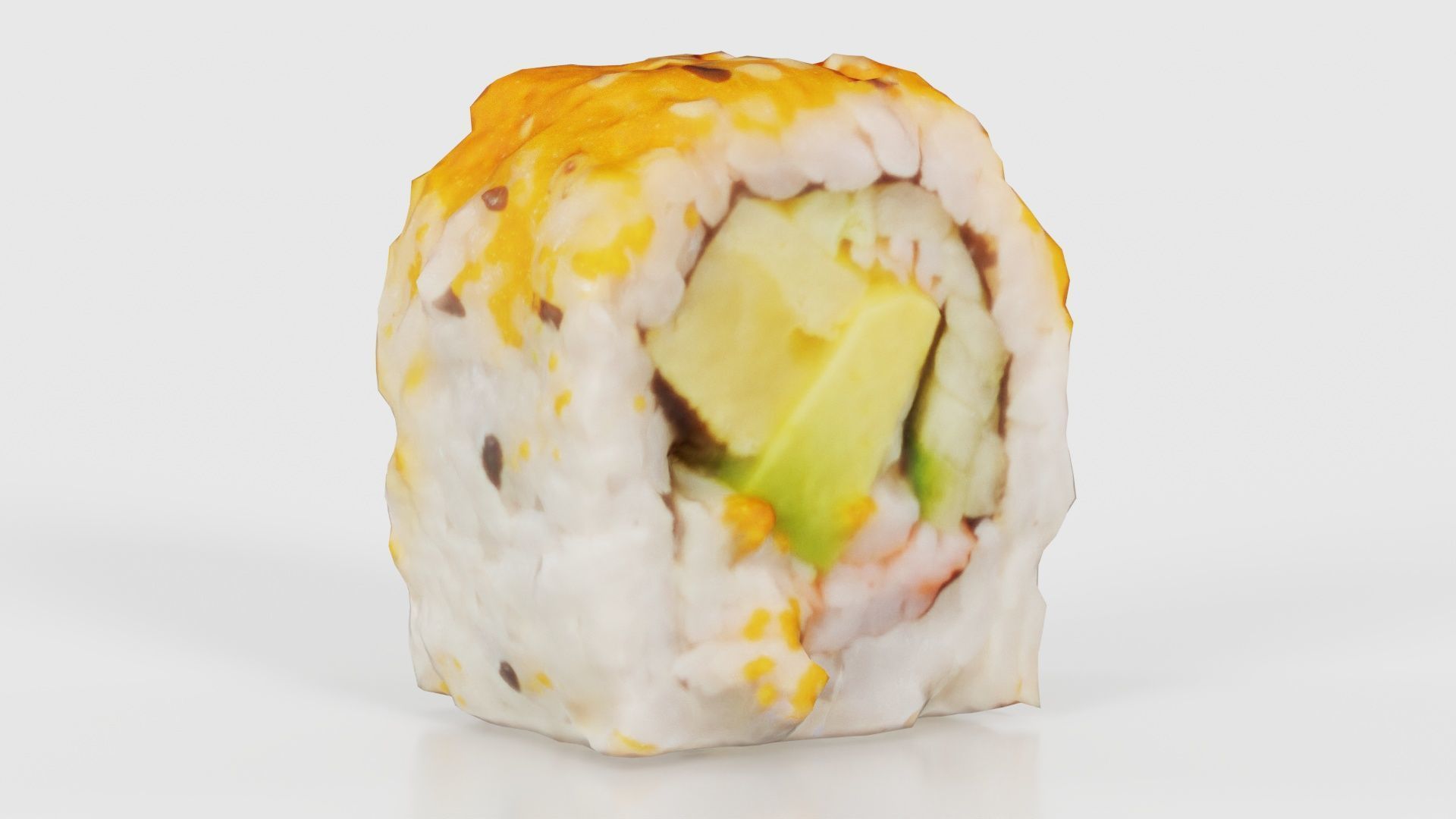 Sushi 02 Low-poly 3D model_15