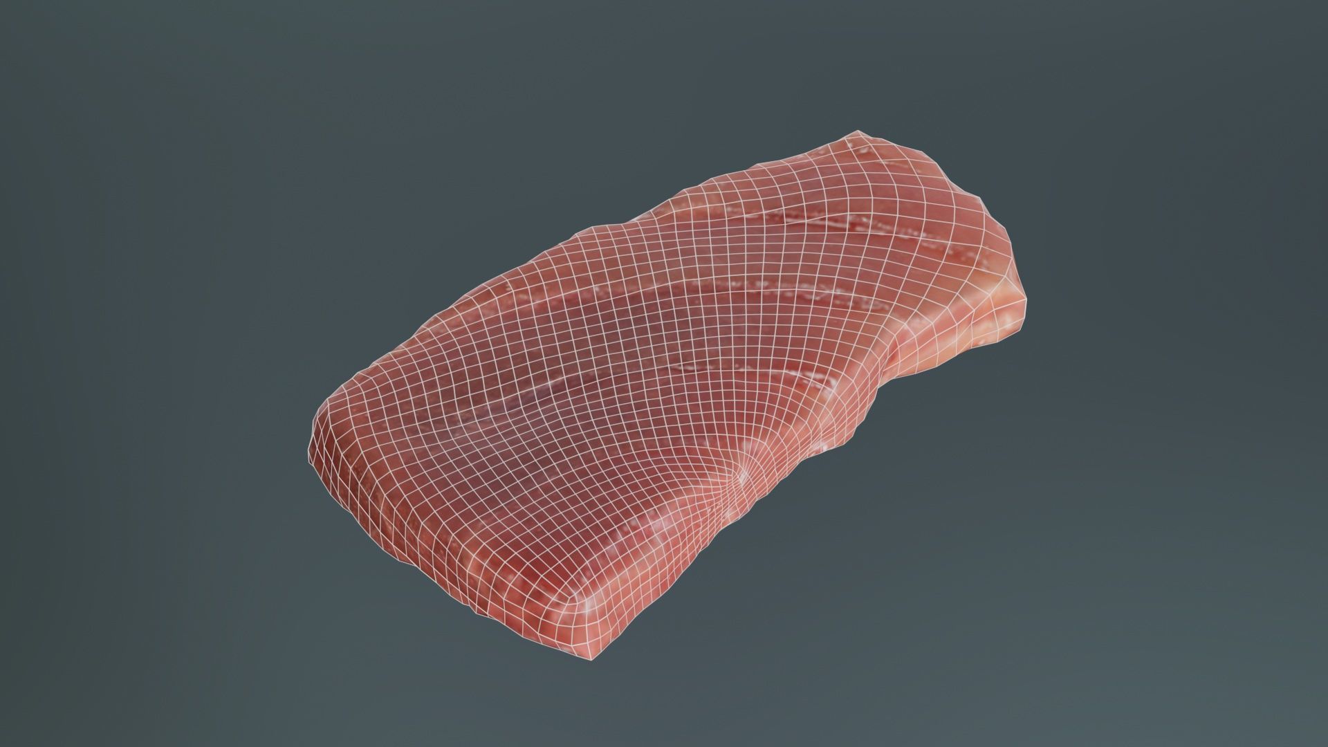 Sushi 03 Low-poly 3D model_9