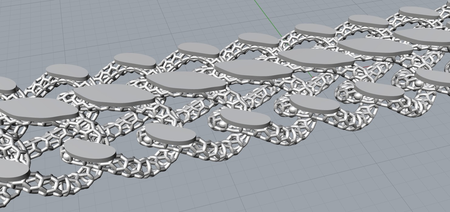 Gold bracelet chains new collection 31-32 3D print model 3D print model_4